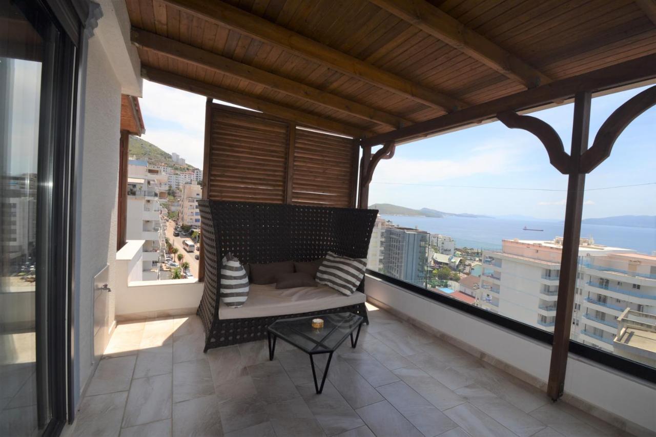 Luxury Penthouse B&E Apartment Sarandë Exterior foto